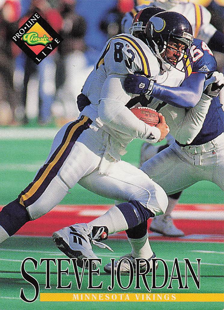 1994 Pro Line Live Football Steve Jordan #272