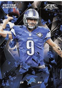 2015 Topps Fire Football Matthew Stafford #45