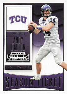2016 Panini Contenders Draft Picks Football Andy Dalton #9