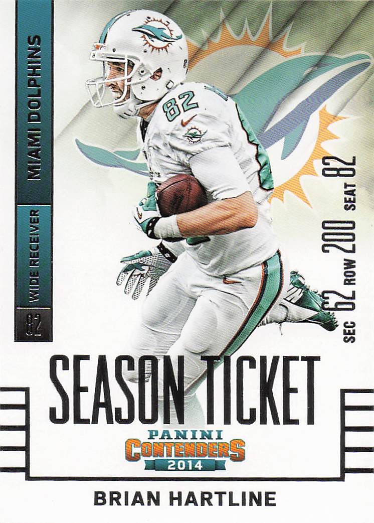 2014 Panini Contenders Football Brian Hartline #39