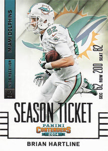2014 Panini Contenders Football Brian Hartline #39