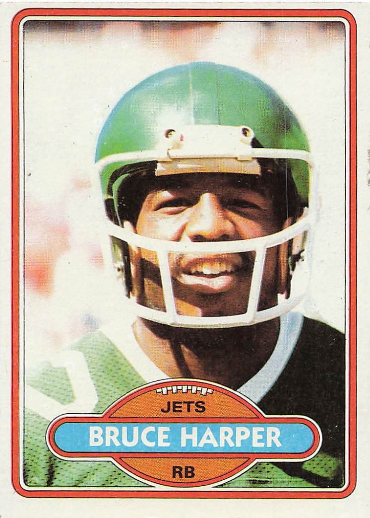 1980 Topps Football Bruce Harper #384