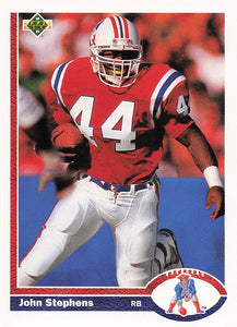 1991 Upper Deck Football John Stephens #266b