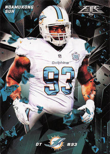 2015 Topps Fire Football Orange Ndamukong Suh #49