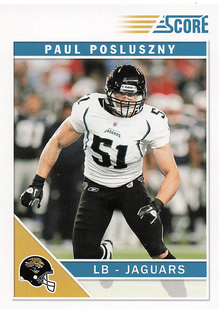 2011 Score Football Factory Set Updates Paul Posluszny #35