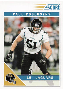 2011 Score Football Factory Set Updates Paul Posluszny #35