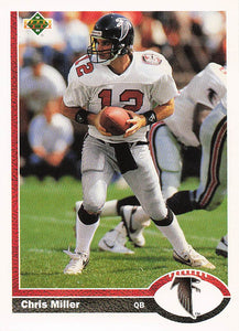1991 Upper Deck Football Chris Miller #193