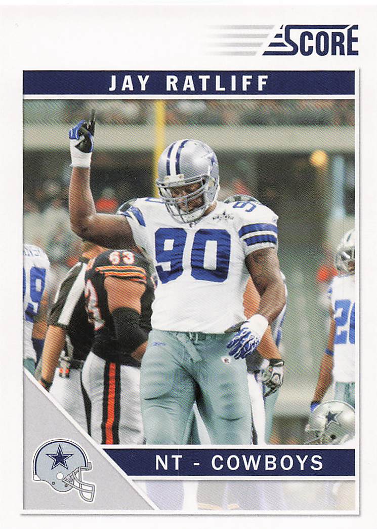 2011 Score Football Jay Ratliff #80