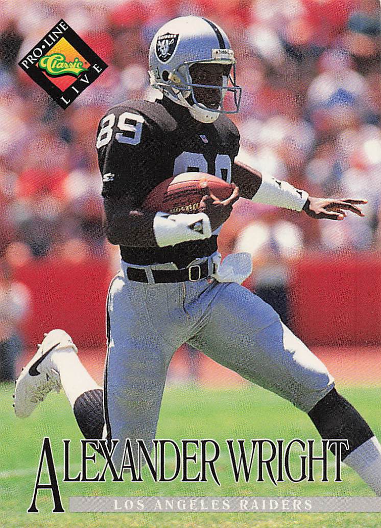 1994 Pro Line Live Football Alexander Wright #265