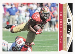 2013 Score Football Frank Gore #188