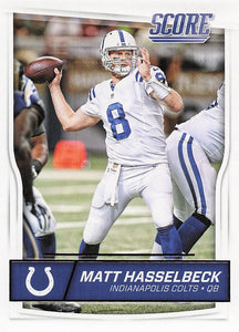 2016 Score Football Matt Hasselbeck #138