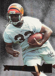 1995 Fleer Metal Football Silver Flashers Ki-Jana Carter #7