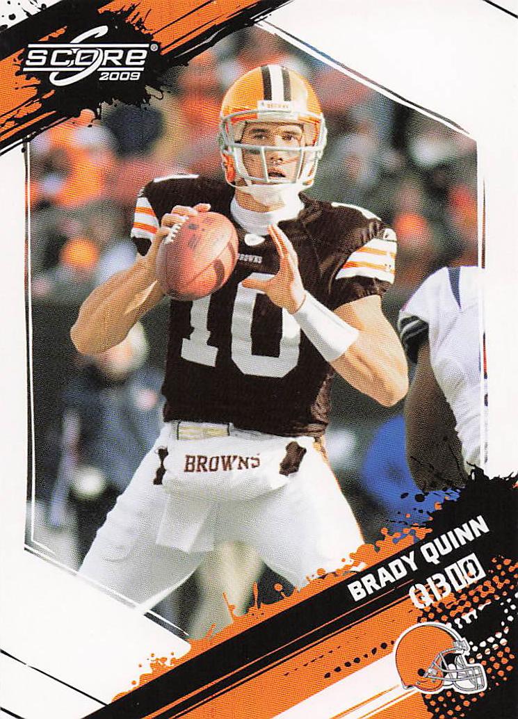 2009 Score Football Brady Quinn #65