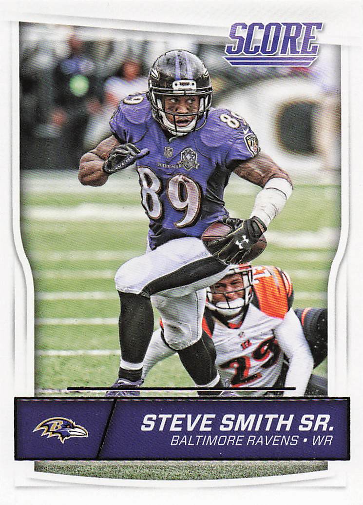 2016 Score Football Steve Smith Sr. #25