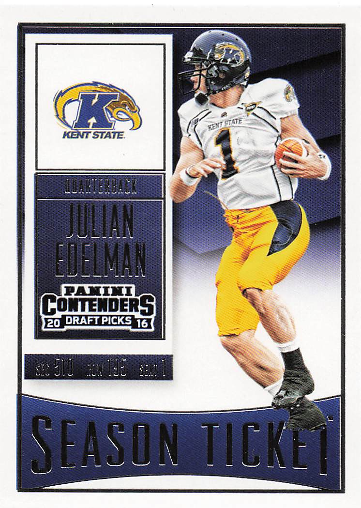 2016 Panini Contenders Draft Picks Football Julian Edelman #54