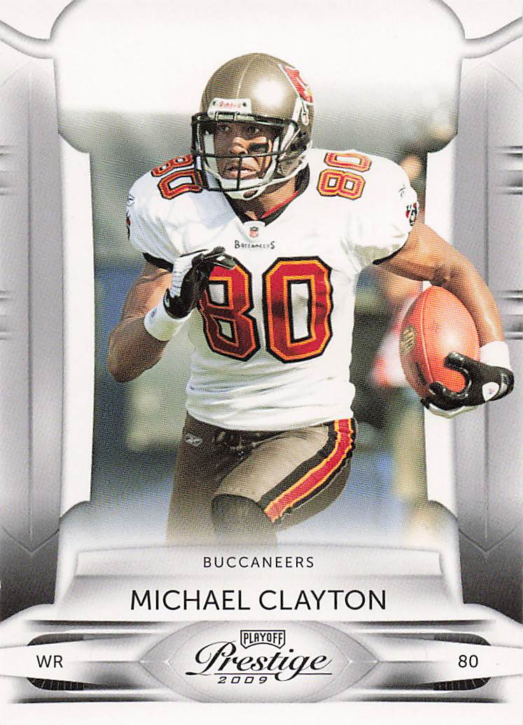2009 Playoff Prestige Football Michael Clayton #93