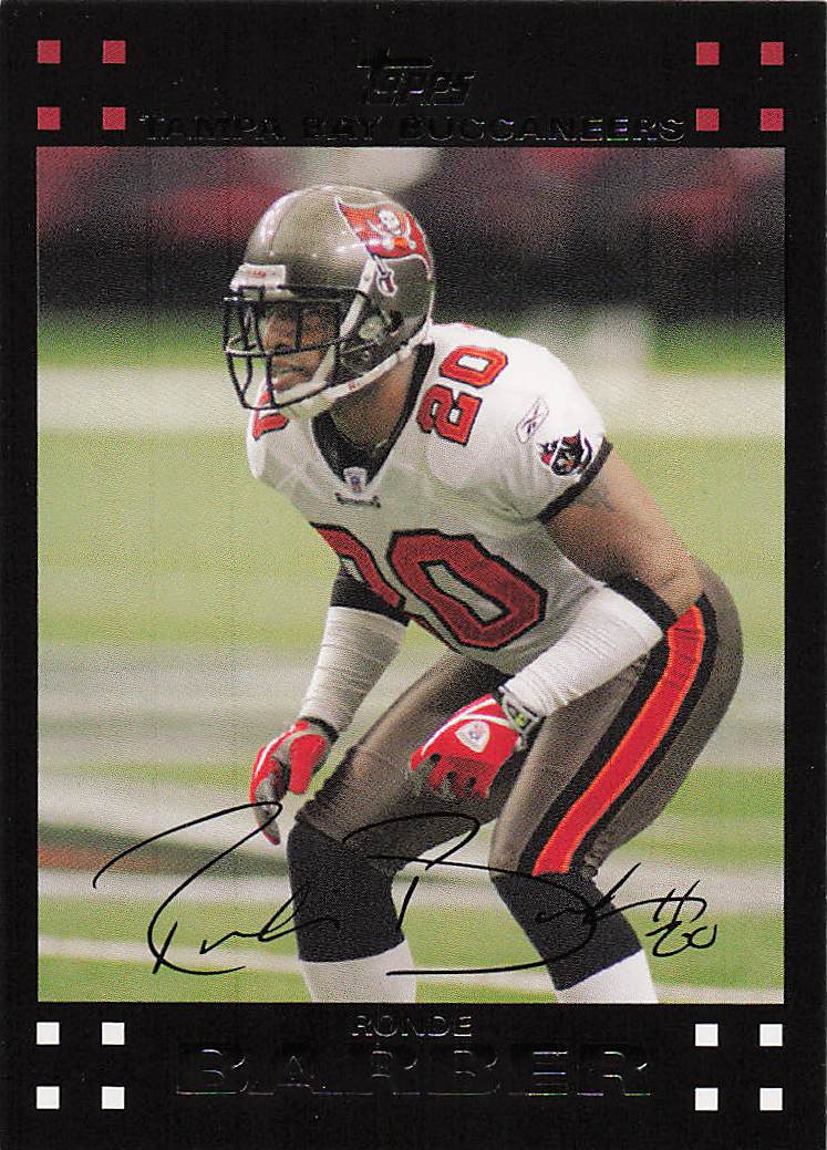 2007 Topps Football Ronde Barber #243