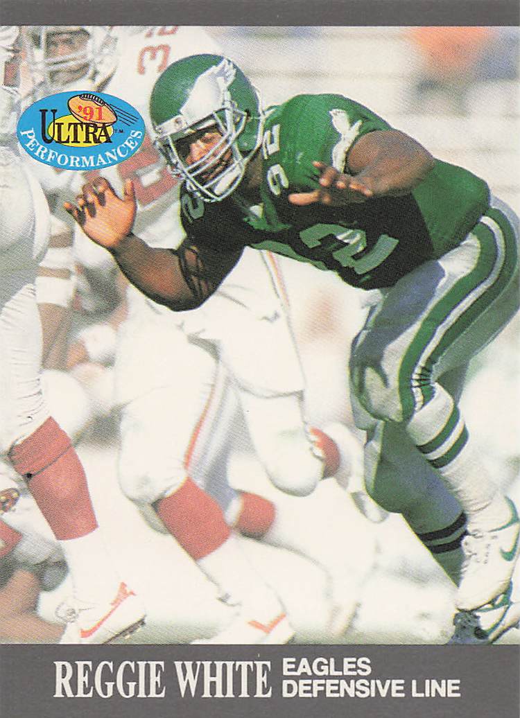 1991 Ultra Football Ultra Performances Reggie White #10