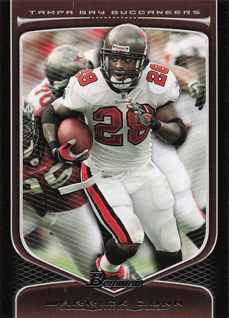 2009 Bowman Draft Picks Football Warrick Dunn #59