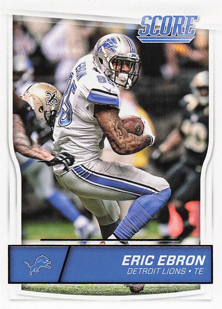 2016 Score Football Eric Ebron #114
