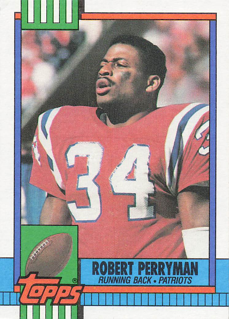 1990 Topps Football Robert Perryman #420b