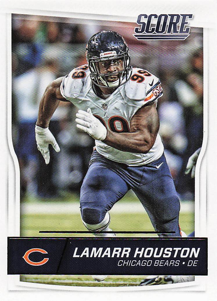 2016 Score Football Scorecard Lamarr Houston #62