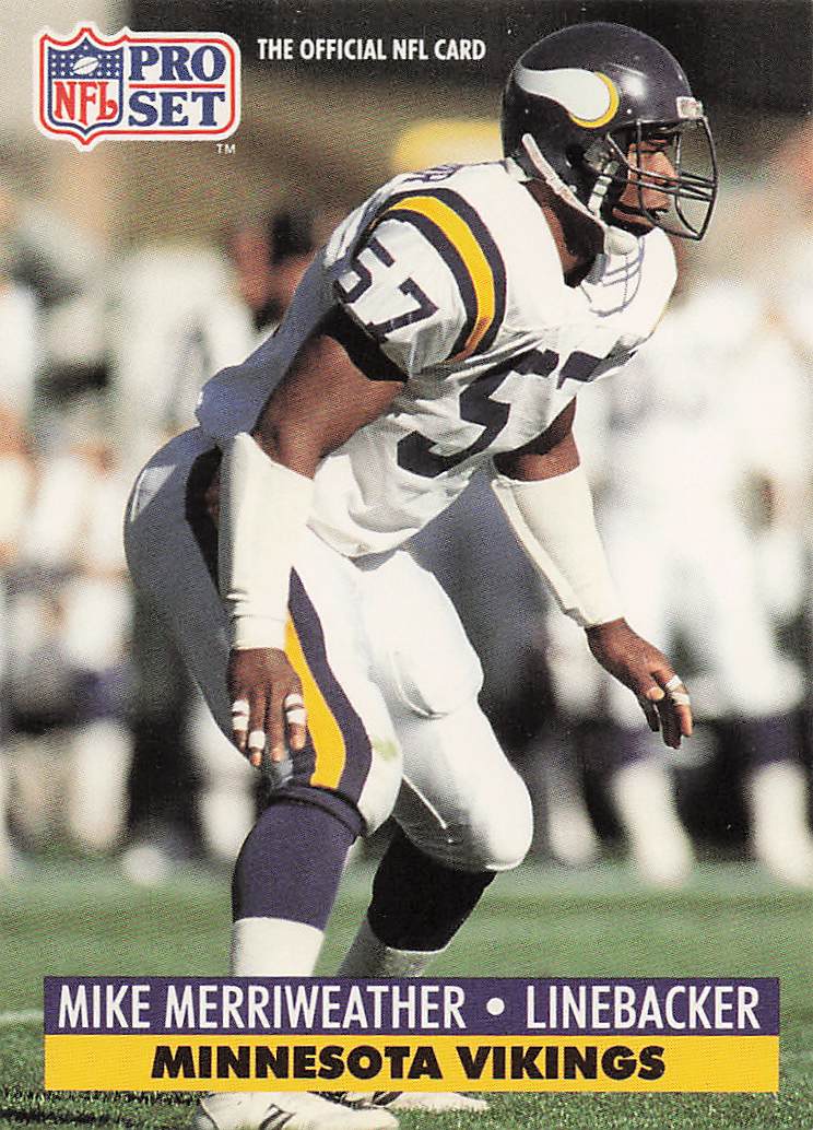 1991 Pro Set Football Mike Merriweather #219