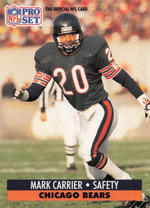 1991 Pro Set Spanish Football Mark Carrier #21