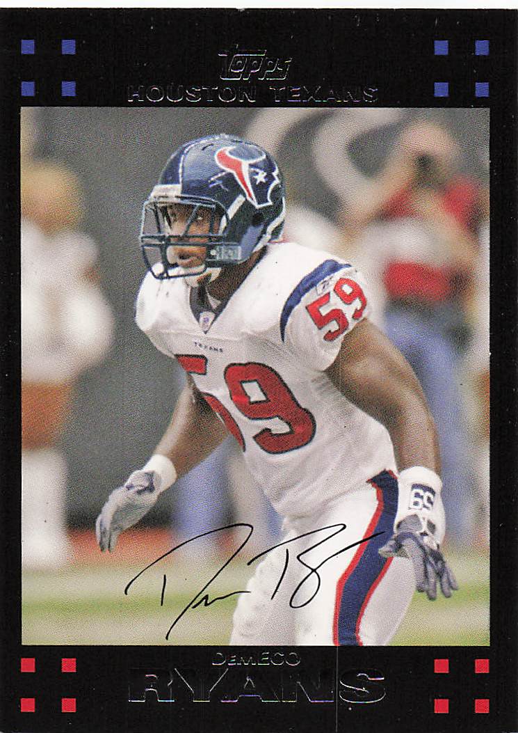 2007 Topps Football Demeco Ryans #273