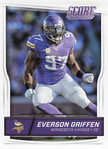 2016 Score Football Everson Griffen #187