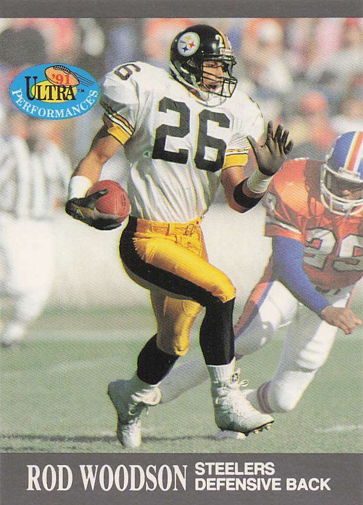 1991 Ultra Football Ultra Performances Rod Woodson #8