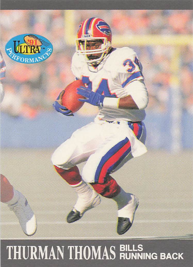 1991 Ultra Football Ultra Performances Thurman Thomas #7