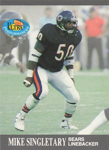 1991 Ultra Football Ultra Performances Mike Singletary #6