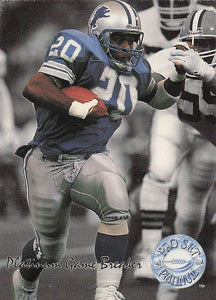 1991 Pro Set Platinum Football Platinum PC Barry Sanders #PC8