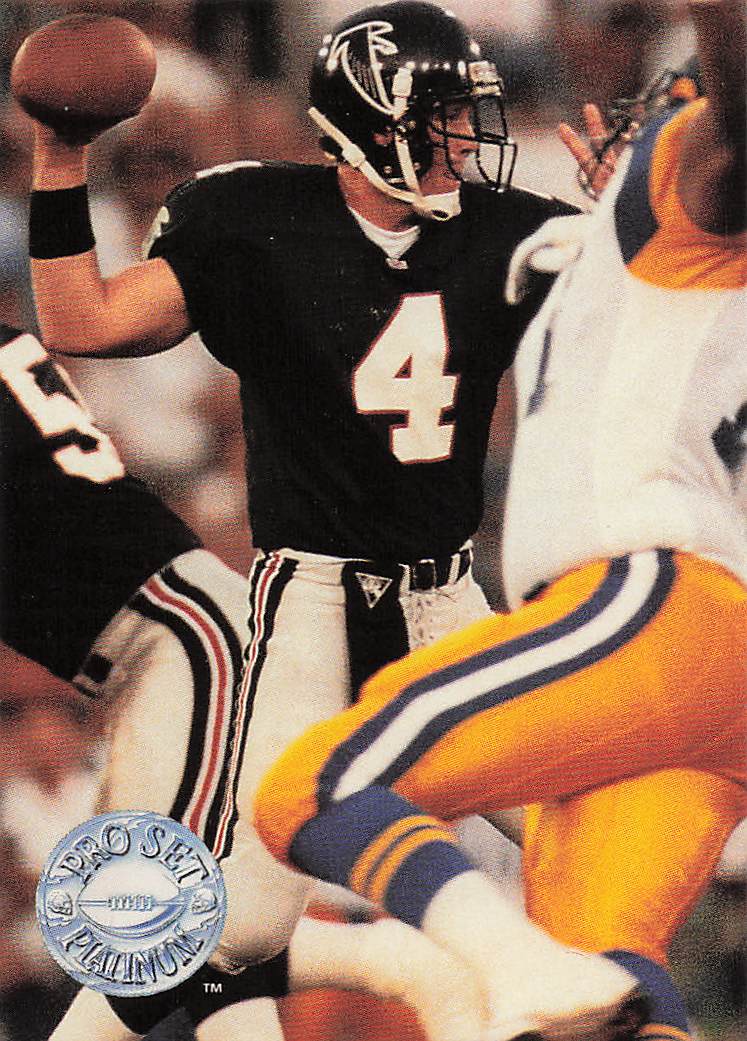 1991 Pro Set Platinum Football Brett Favre #290 Rookie
