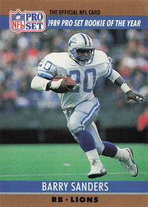 1990 Pro Set Football Barry Sanders #1