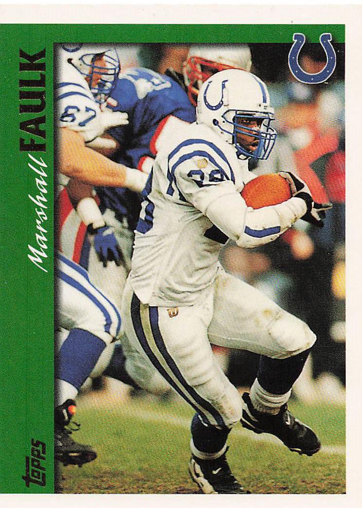 1997 Topps Football Marshall Faulk #10