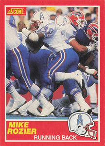 1989 Score Football Mike Rozier #172