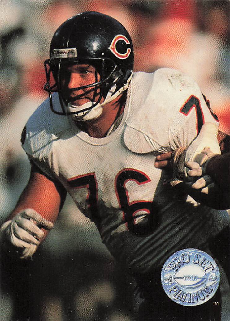 1991 Pro Set Platinum Football Steve McMichael #14