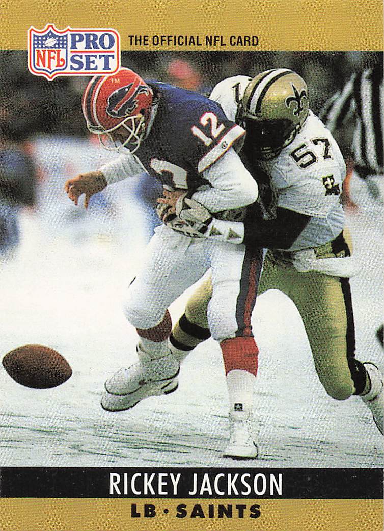 1990 Pro Set Football Rickey Jackson #214