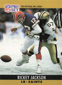 1990 Pro Set Football Rickey Jackson #214