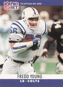 1990 Pro Set Football Fredd Young #138