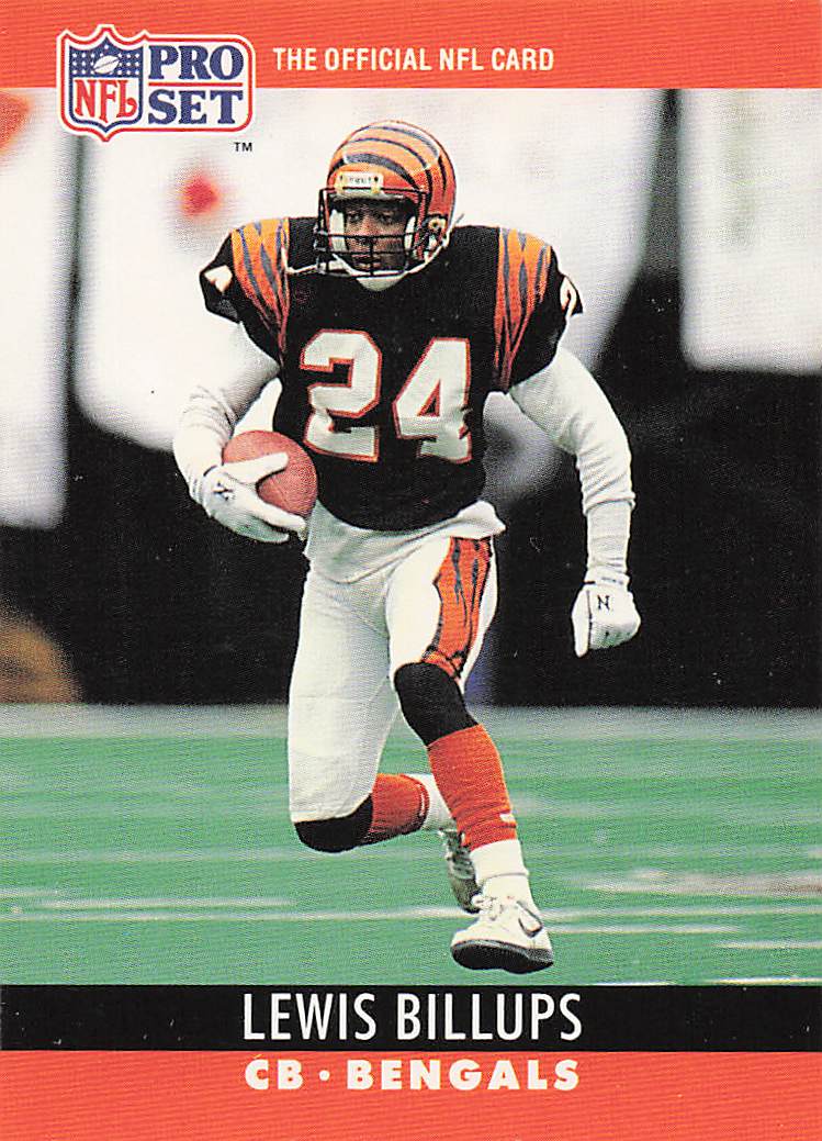 1990 Pro Set Football Lewis Billups #60