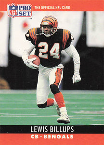 1990 Pro Set Football Lewis Billups #60