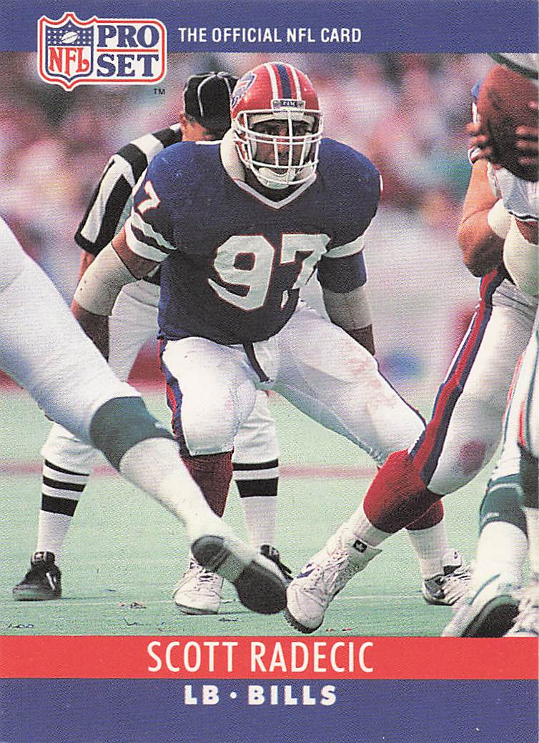 1990 Pro Set Football Scott Radecic #44