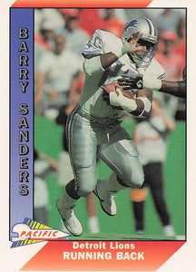 1991 Pacific Football Barry Sanders #144