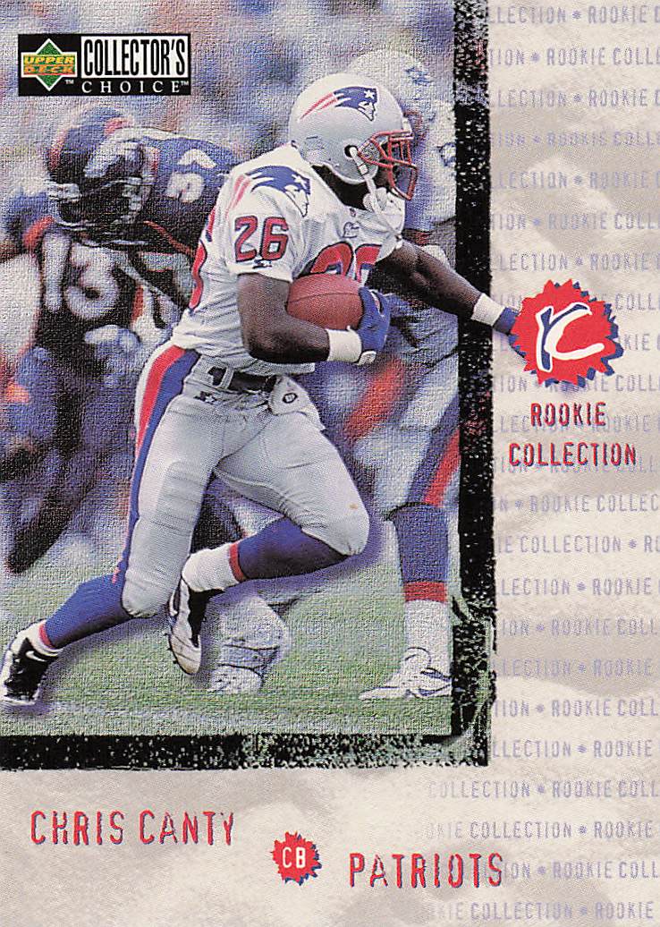 1997 Collector's Choice Football Chris Canty #345
