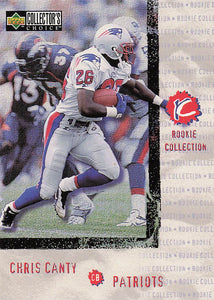 1997 Collector's Choice Football Chris Canty #345