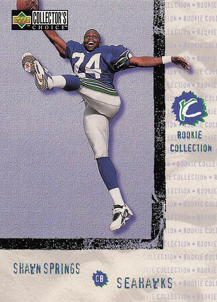 1997 Collector's Choice Football Shawn Springs #352
