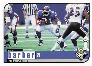 1998 UD Choice Football Tiki Barber #119